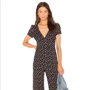 Free People Floral Jumpsuit